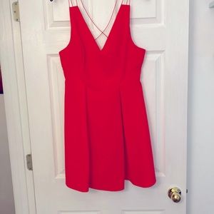 Topshop crisscross back dress